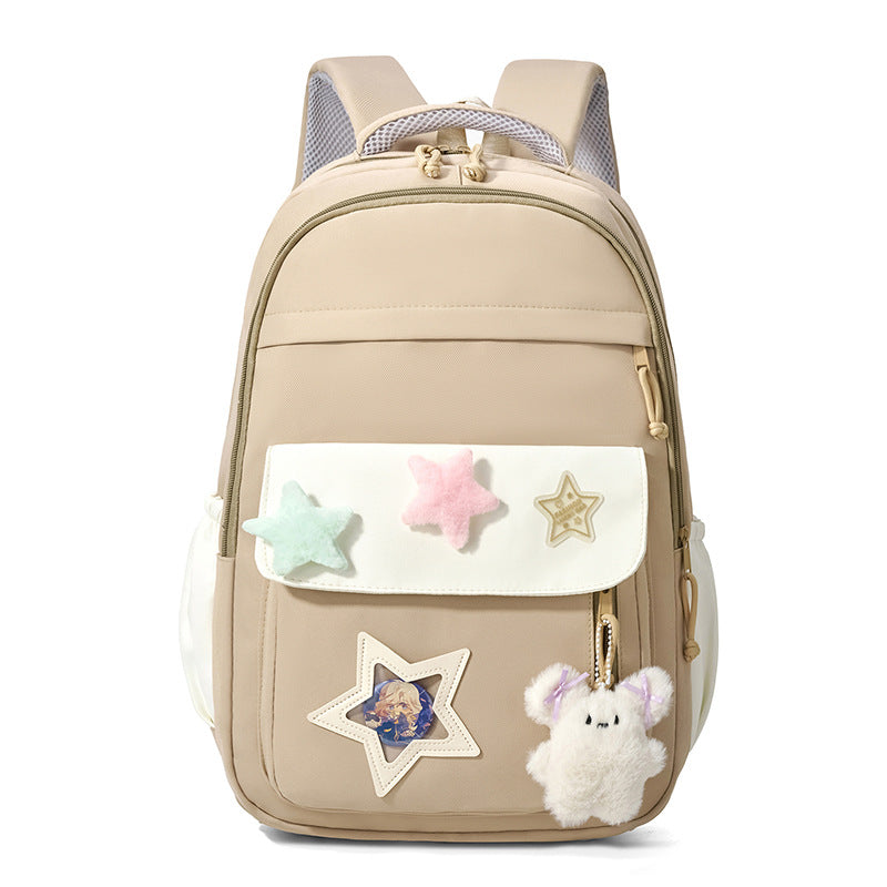 Fashionable backpack with unique applications LoungeYard — product view 1
