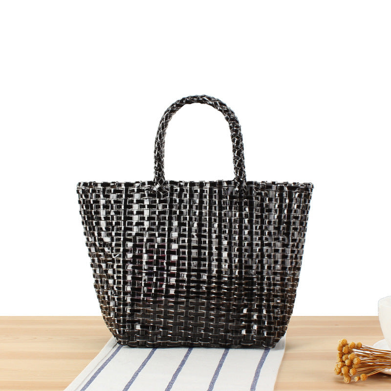 Refined wicker tote bag LoungeYard — product view 6