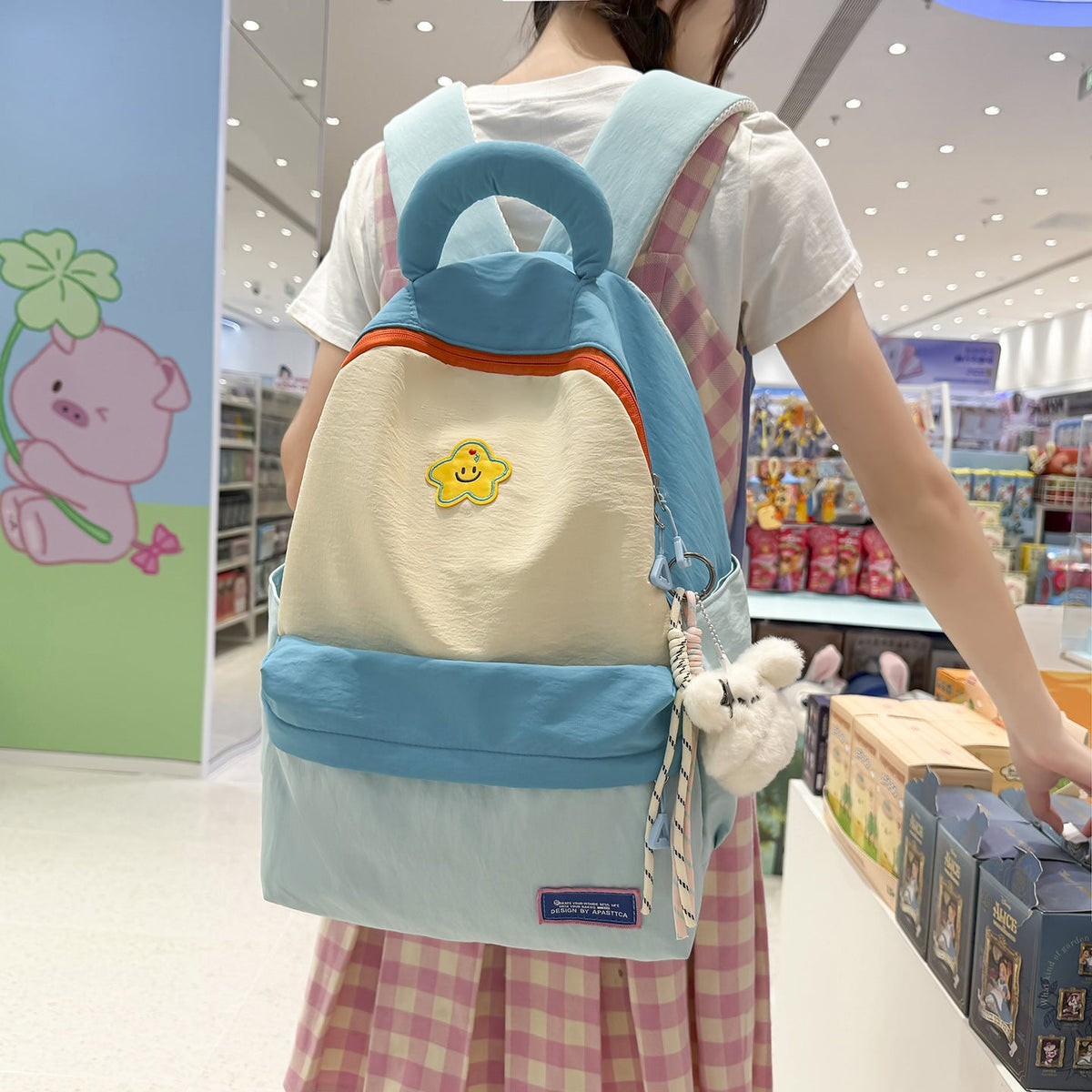 Fun Character Design Backpack LoungeYard — product view 2