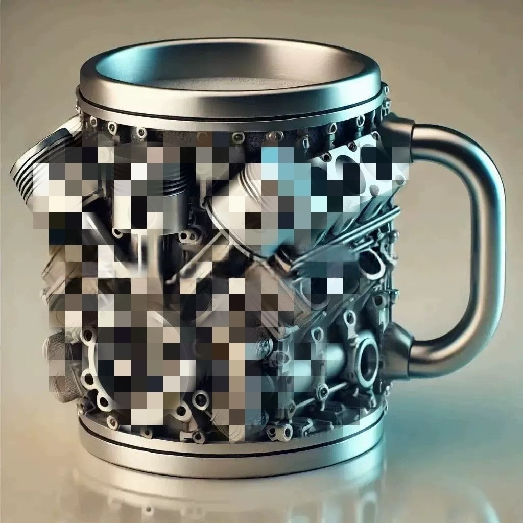 Mechanical Engine Design Mug Bowlift — product view 1