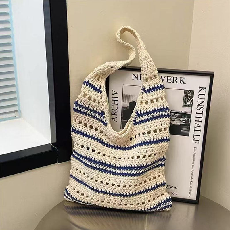 Crocheted Tote Bag with Large Interior LoungeYard — product view 3