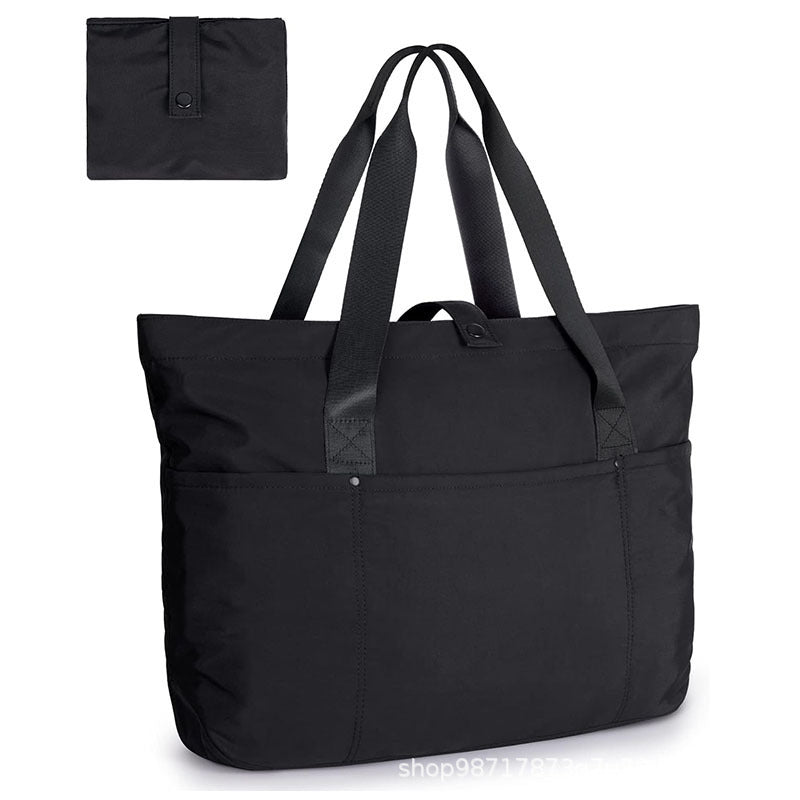 Multifunctional shopping bag with multiple outside pockets LoungeYard — product view 1
