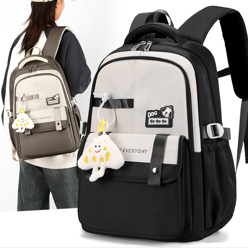 Child-friendly backpack made of high-quality material with fun pendants LoungeYard — product view 1