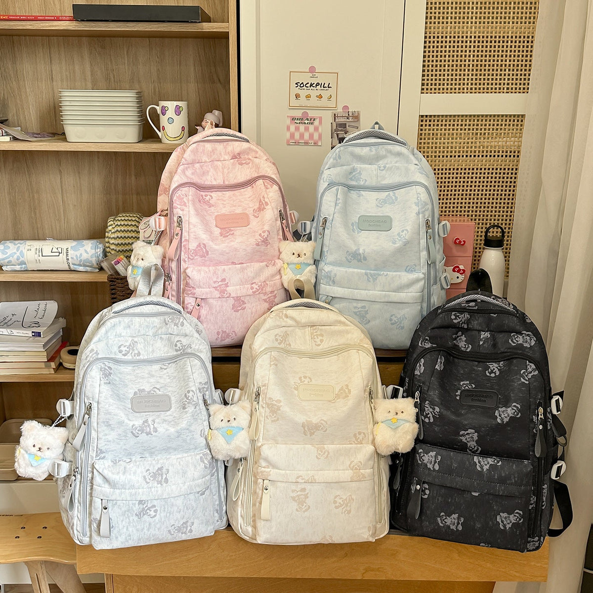 Fun Character-Themed Casual Backpack LoungeYard — product view 4
