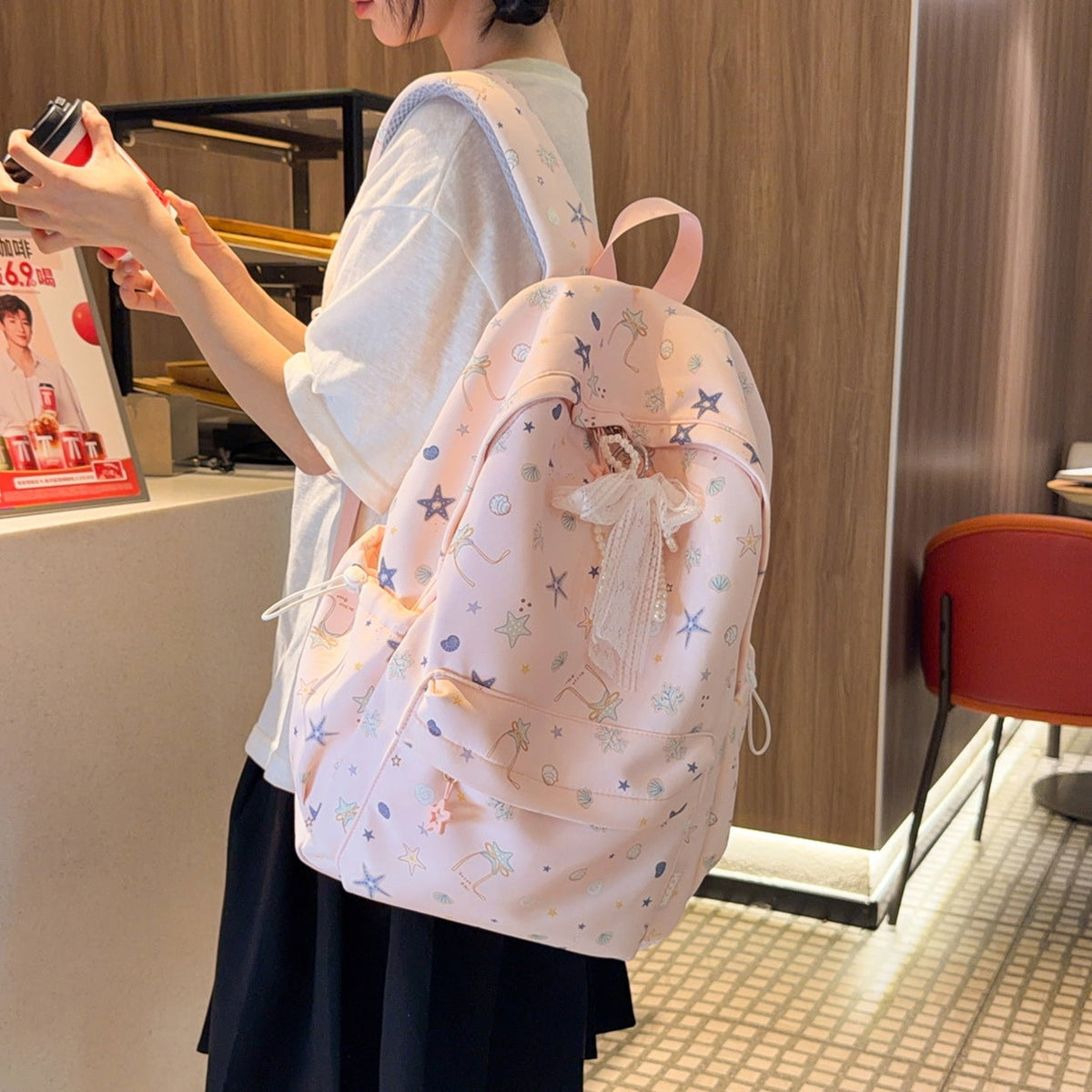 Playful Graphic Design Backpack LoungeYard 1791205673 — product view 3