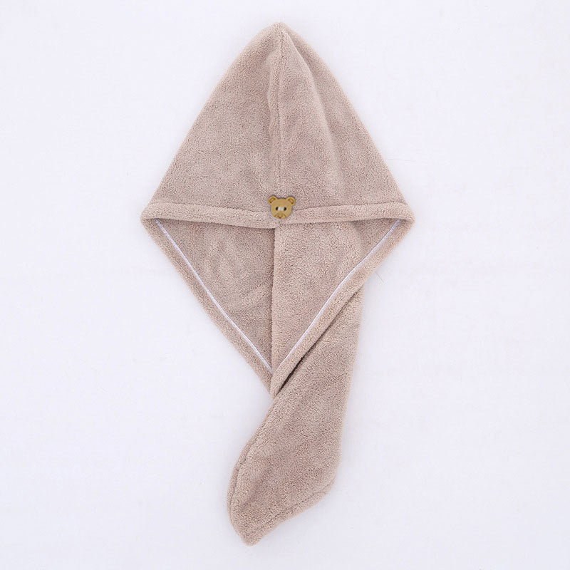 cozy microfiber shower cap LoungeYard — product view 4