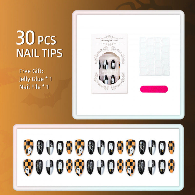 Creative Halloween-Themed Press-On Nails 1790736497 — product view 4
