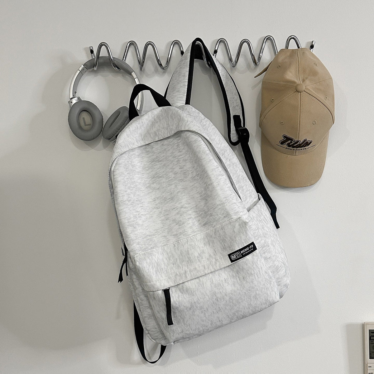 Space-Patterned Casual Backpack LoungeYard — product view 7