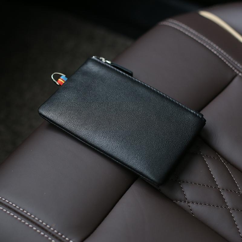 Zippered Leather Cardholder LoungeYard — product view 6