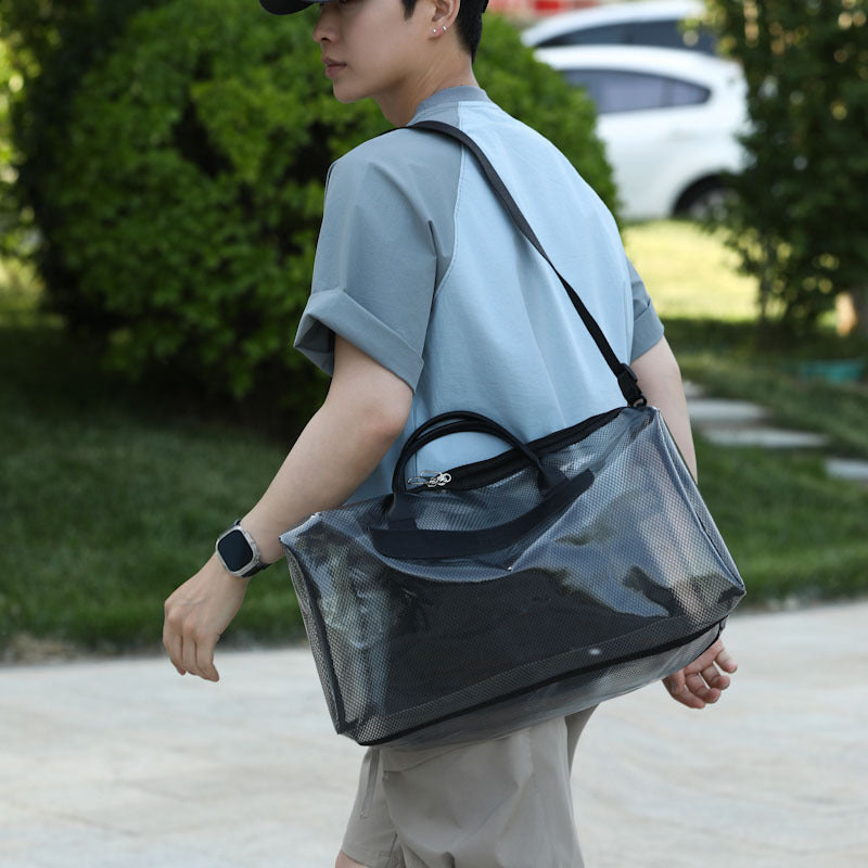 Transparent Gym Duffel Bag LoungeYard — product view 2