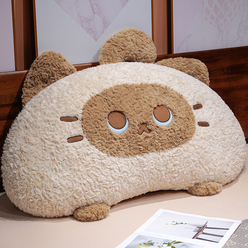 Large cozy back cushion and reading pillow as padded bed support — product view 6