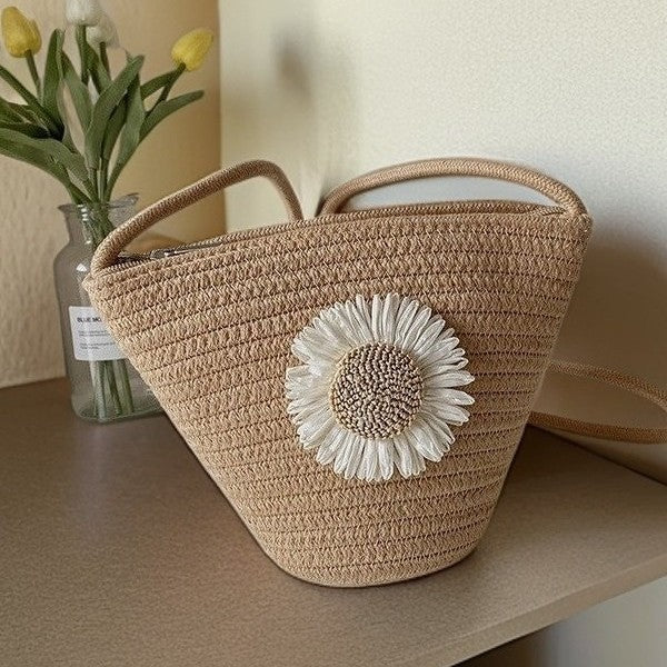 Handbag with Floral Design LoungeYard — product view 2