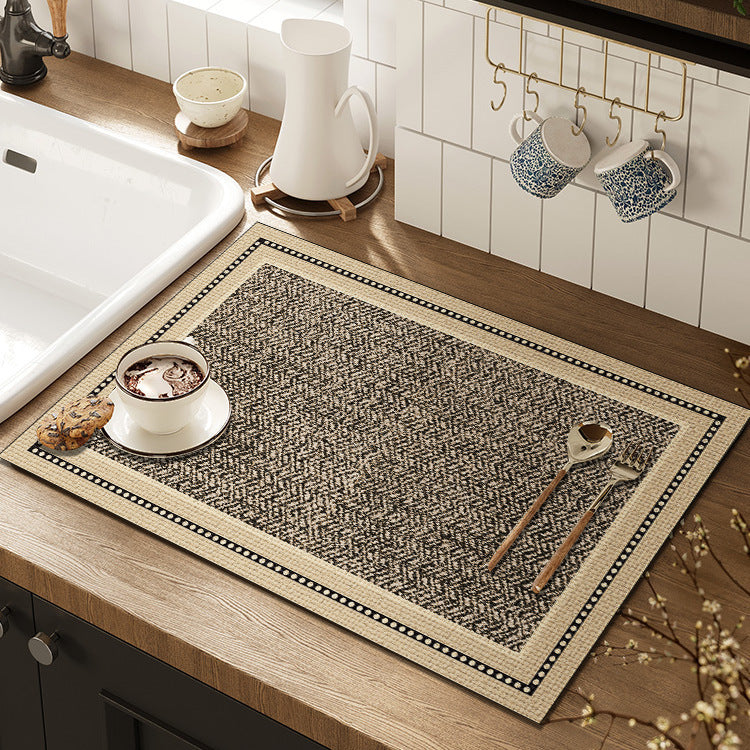Artistic Floral Kitchen Mat Bowlift — product view 4