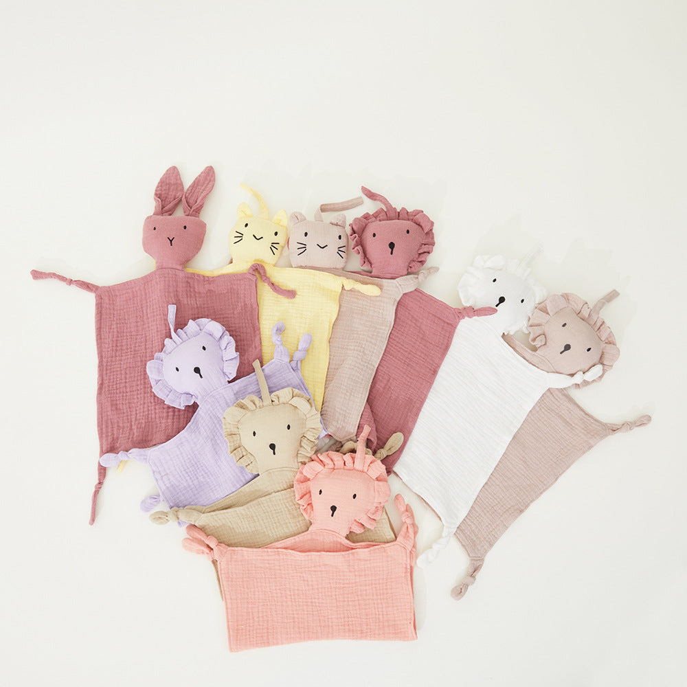 Soft Cotton Bunny Lovey Blanket LoungeYard — product view 7