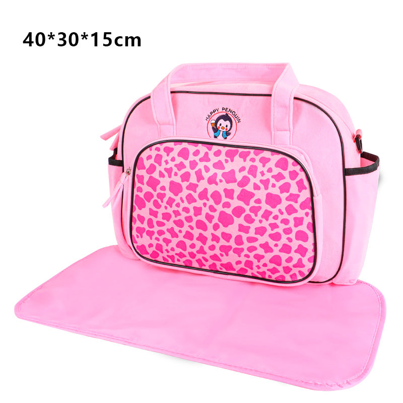 Multifunctional Diaper Bag with Insulated Compartment LoungeYard — product view 5