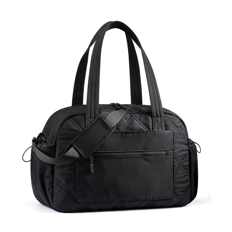 Luxurious Quilted Travel Duffel Bag LoungeYard — product view 6