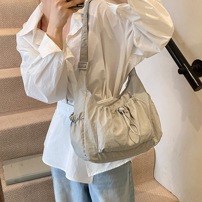 Minimalist Drawstring Hobo Bag — product view 7
