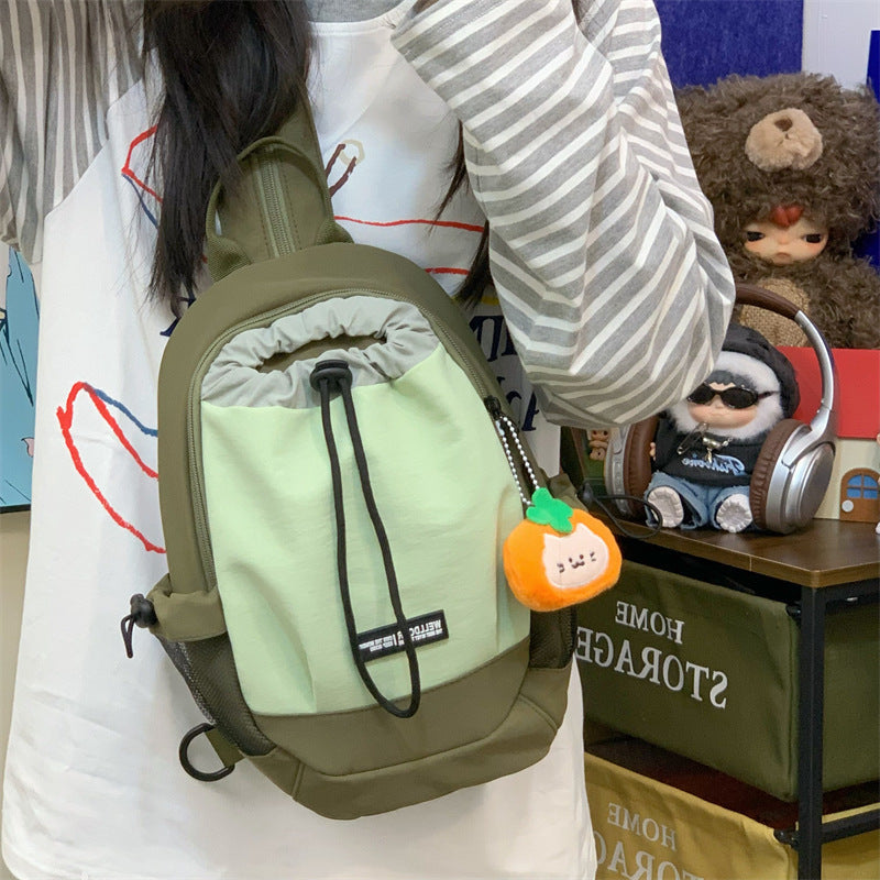 Drawstring Closure Casual Backpack LoungeYard — product view 1