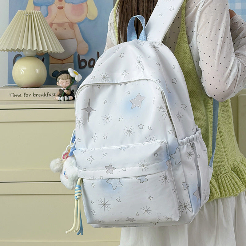 Starry Print Backpack LoungeYard — product view 1