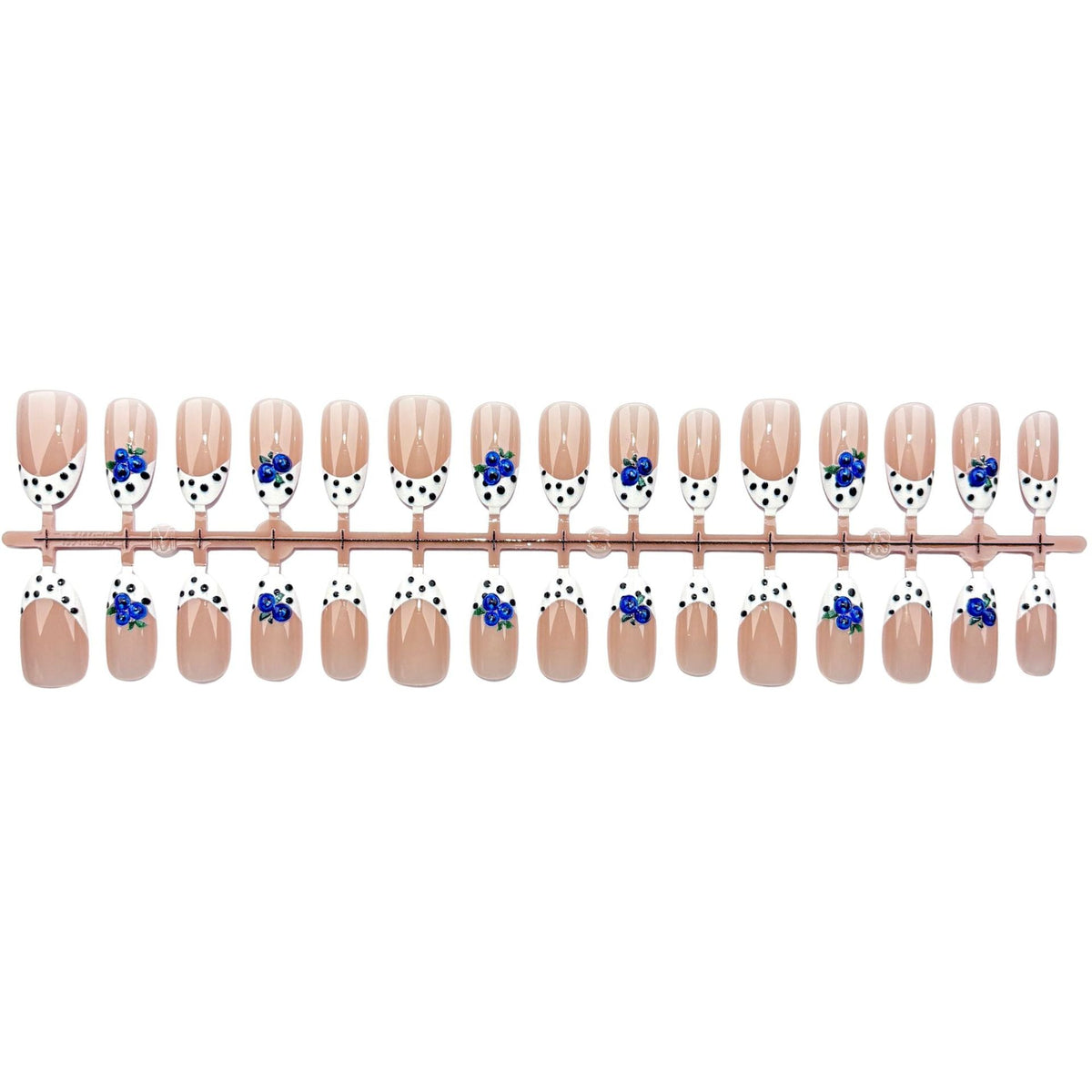 Artistic Floral-Themed Press-On Nail Set — product view 4