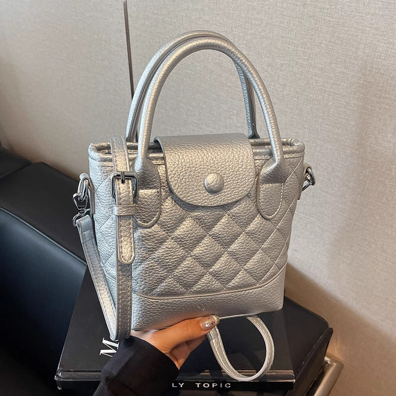 Quilted Mini Top-Handle Handbag LoungeYard — product view 7