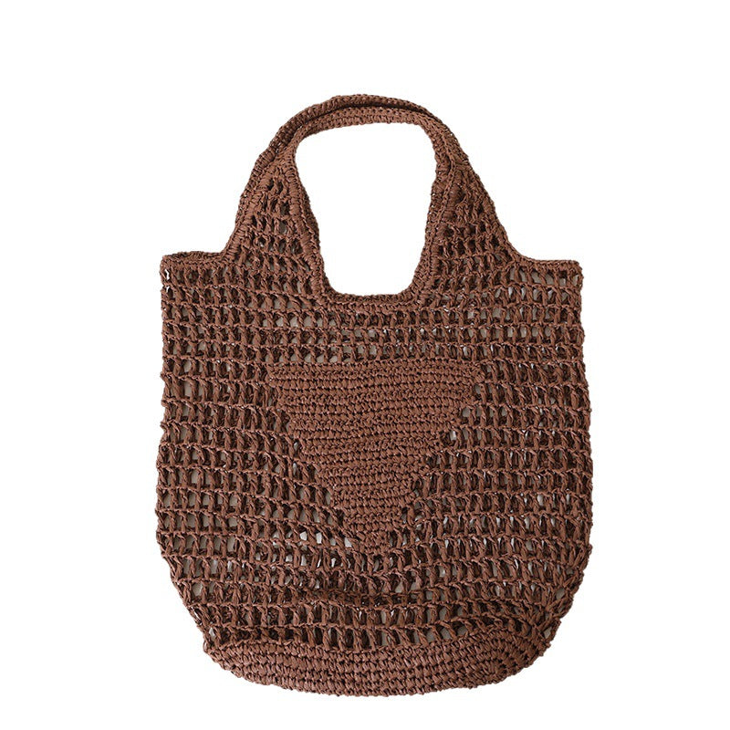Coarse crochet bag with large handles LoungeYard — product view 5
