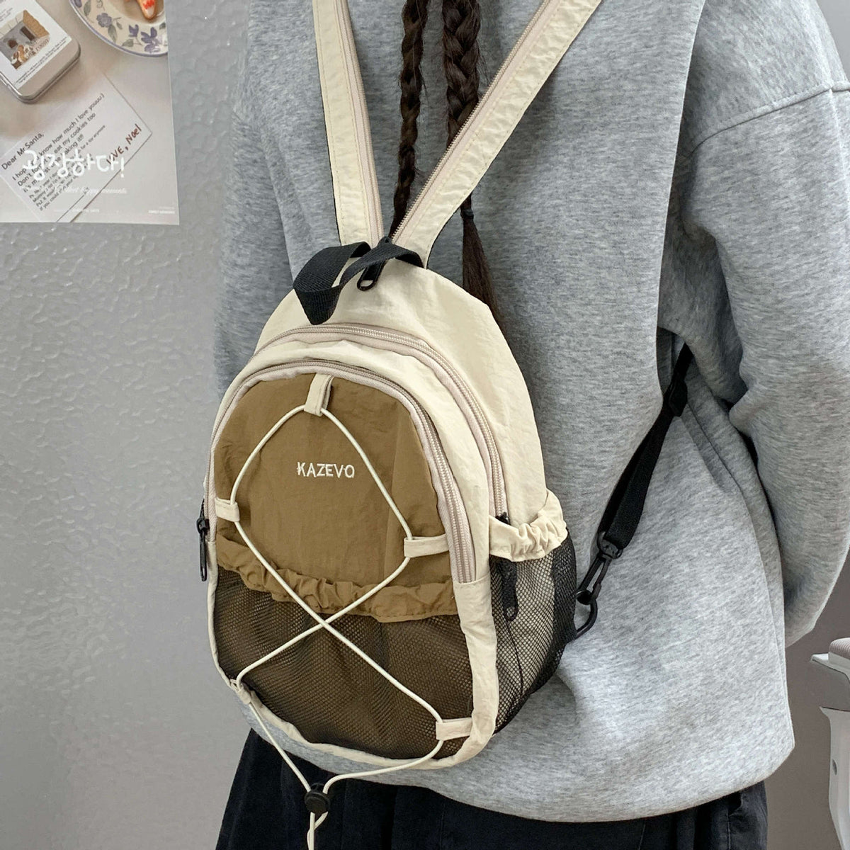 Compact Multi-Pocket Travel Backpack LoungeYard — product view 3