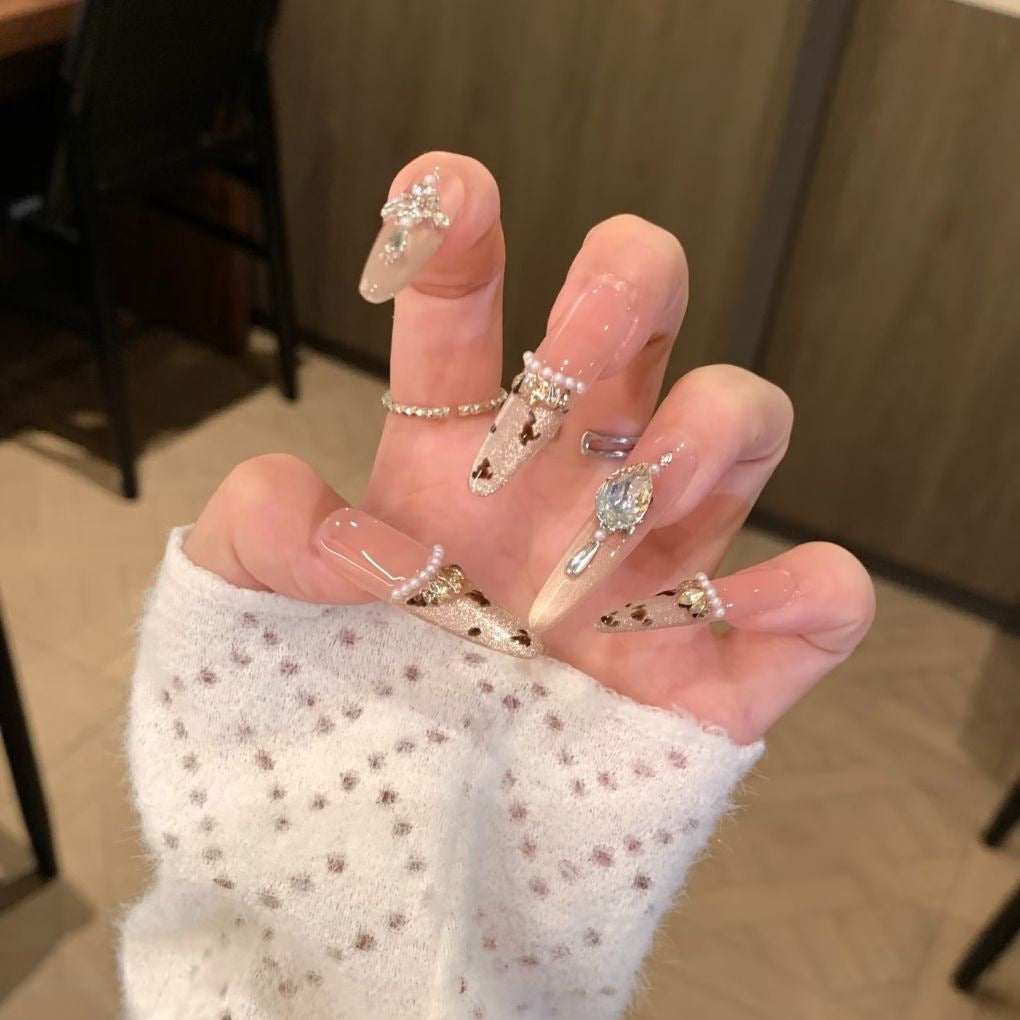 Glamorous Rhinestone Nail Extensions — product view 1