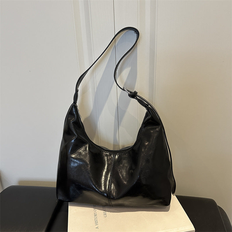 Stylish Soft Leather Shoulder Bag — product view 1