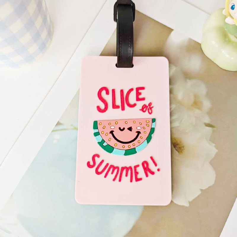 Unisex Tropical-Themed Luggage Identifier LoungeYard — product view 4