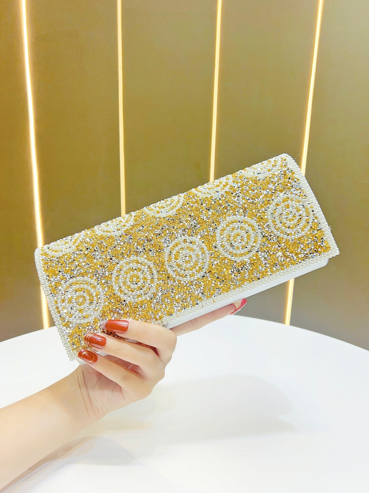 Beaded Evening Clutch — product view 6