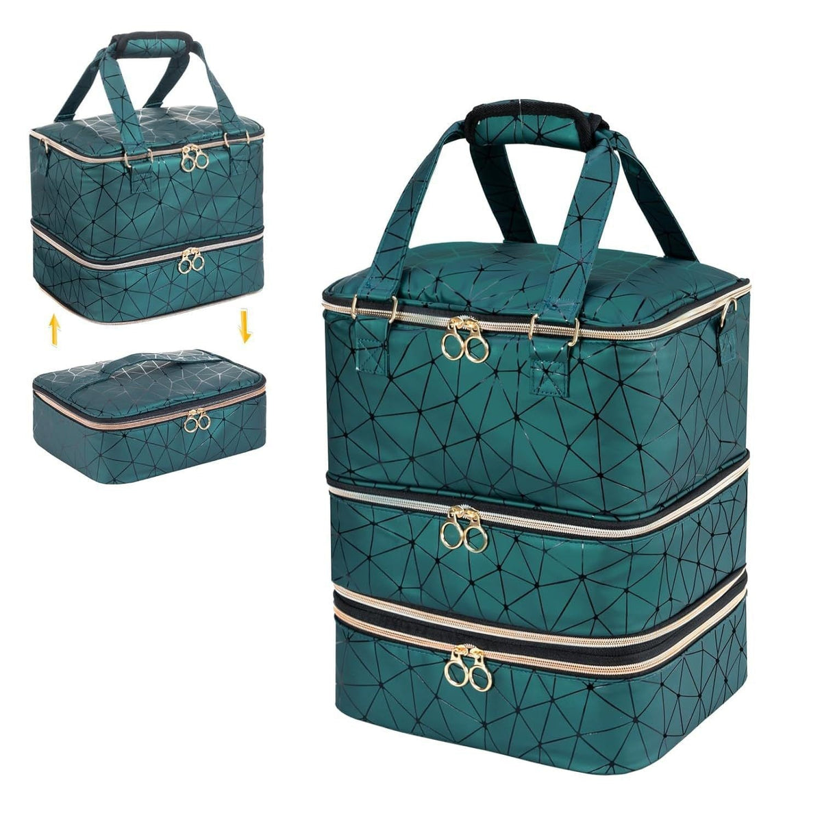 Cosmetic storage bag with multiple compartments LoungeYard — product view 6