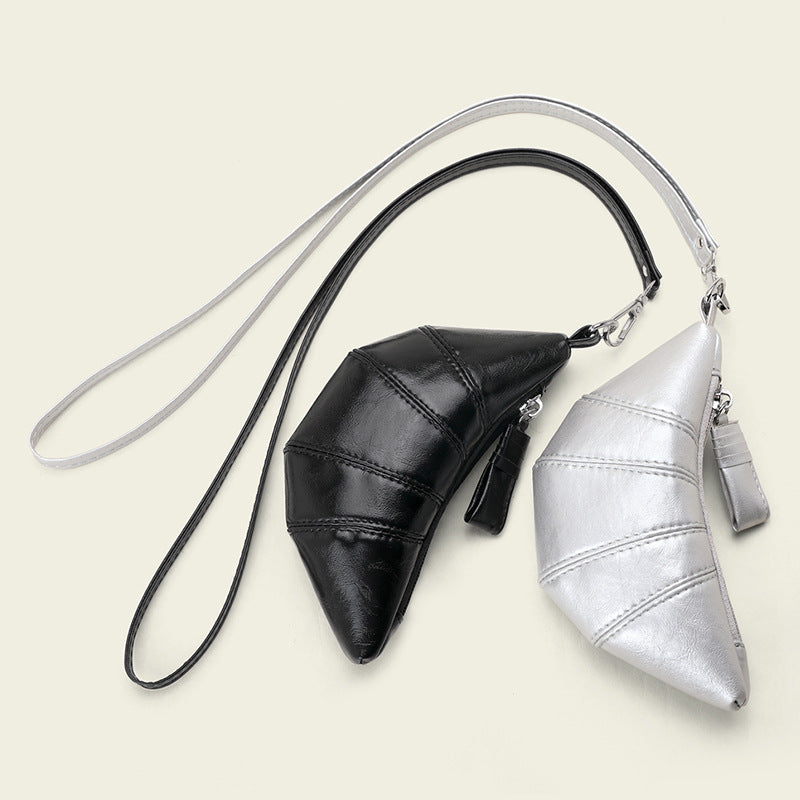 Chic Textured Leather Crossbody Bag — product view 7