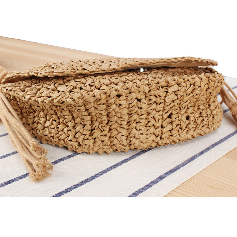 Braided Shoulder Bag in Creative Macrame Design LoungeYard — product view 2