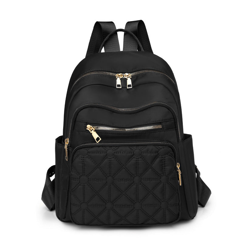 Stylish Multi-Functional Quilted Backpack — product view 6