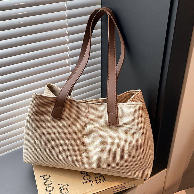 Elegant Structured Canvas Handbag — product view 2