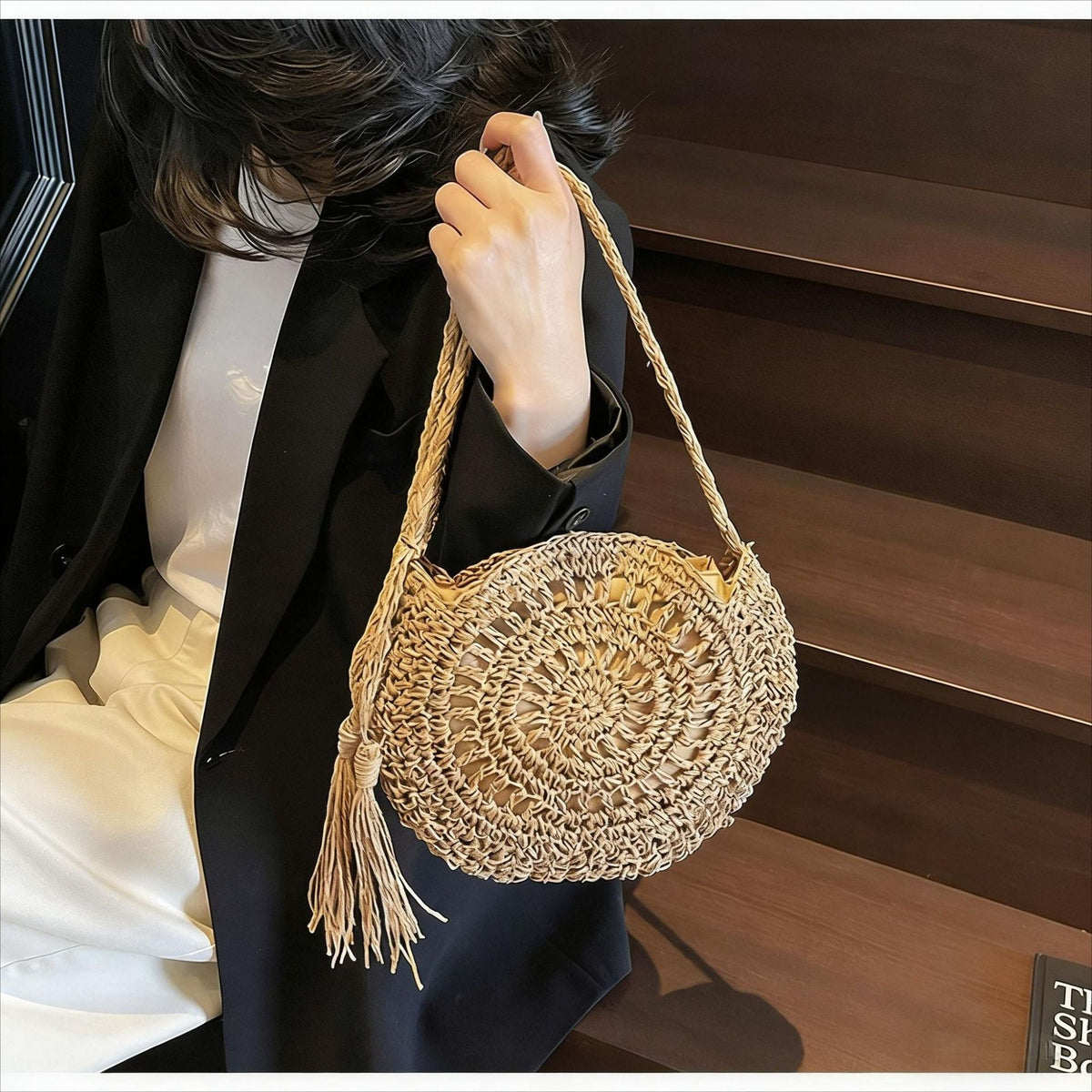 Hand-crocheted crossbody bag LoungeYard — product view 2