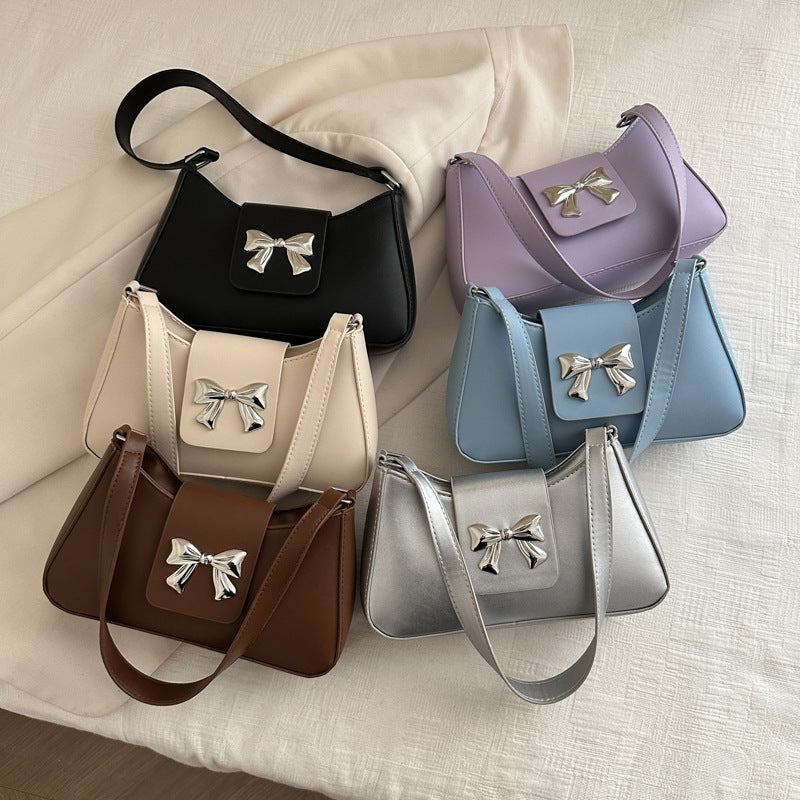 Stylish Bow Accent Handbag LoungeYard — product view 4