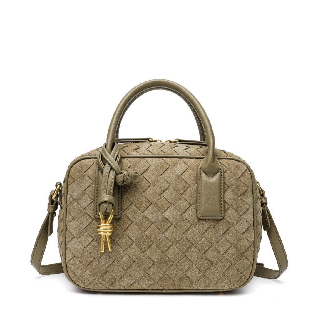 Textured Leather Boutique Handbag LoungeYard — product view 5