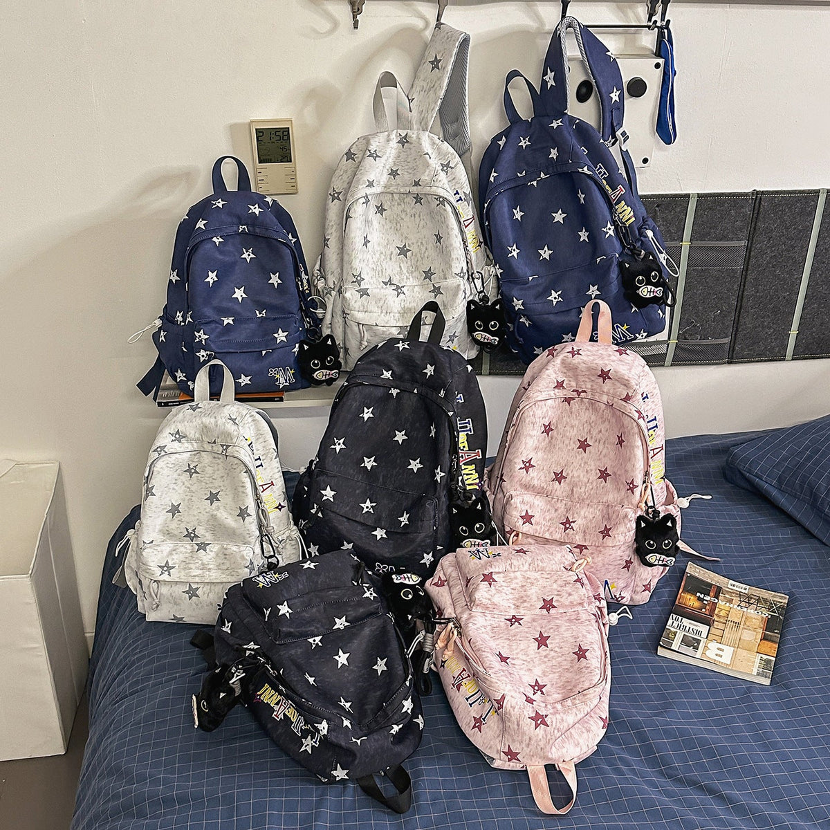 Star-Embellished Everyday Backpack LoungeYard — product view 4
