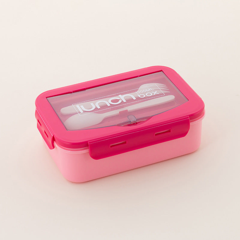 BPA-Free Lunch Box with Cutlery Set — product view 3