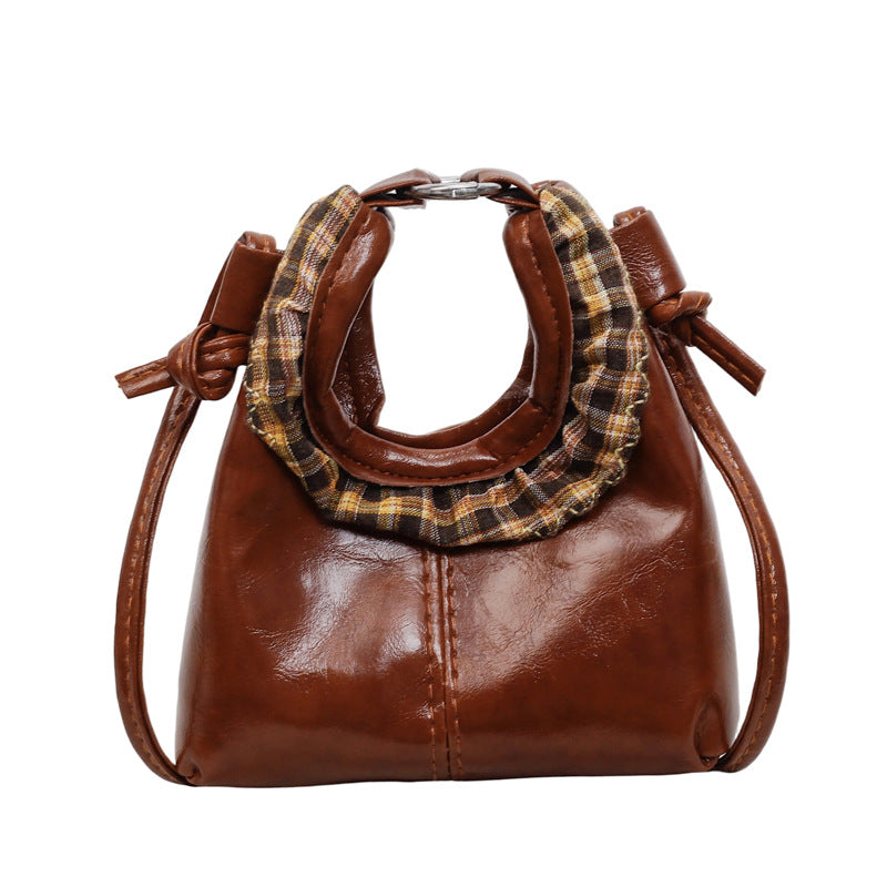 WoStylish Handcrafted Leather Bucket Bag LoungeYard — product view 6
