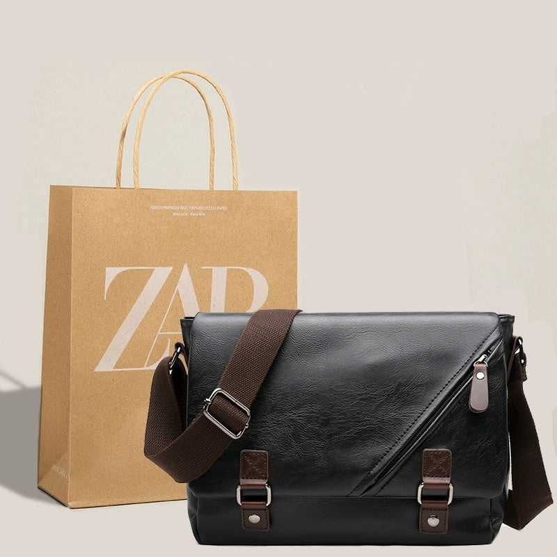 Stylish shoulder bag with multifunctional compartments LoungeYard — product view 1