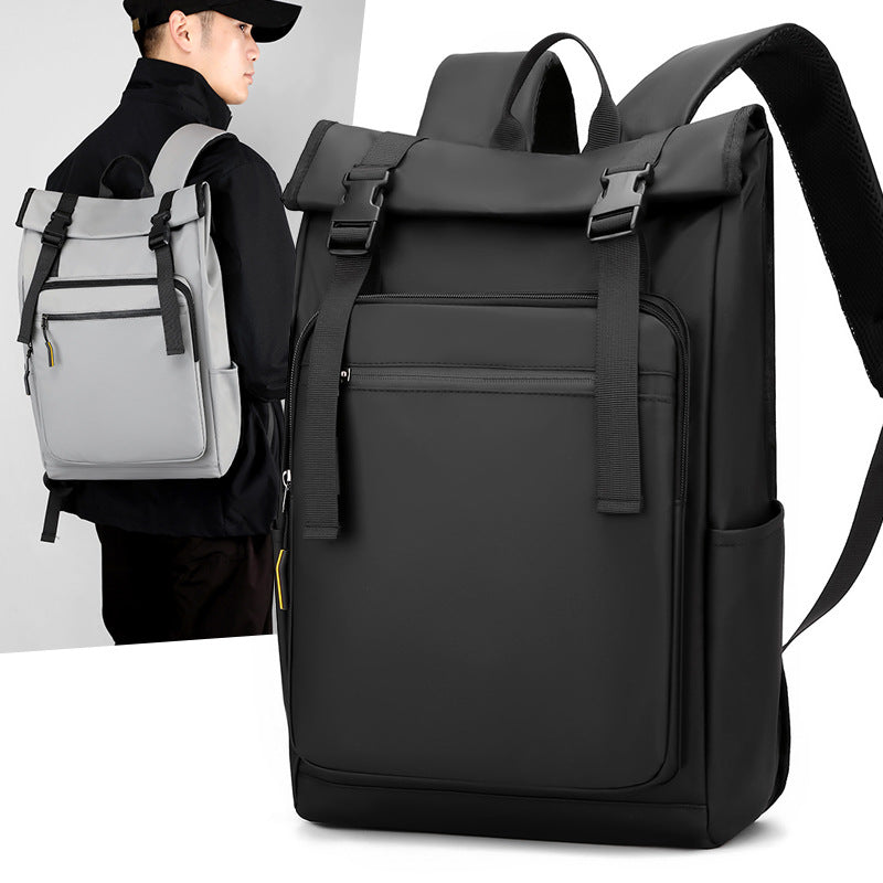 Rolltop Waterproof Backpack LoungeYard — product view 3