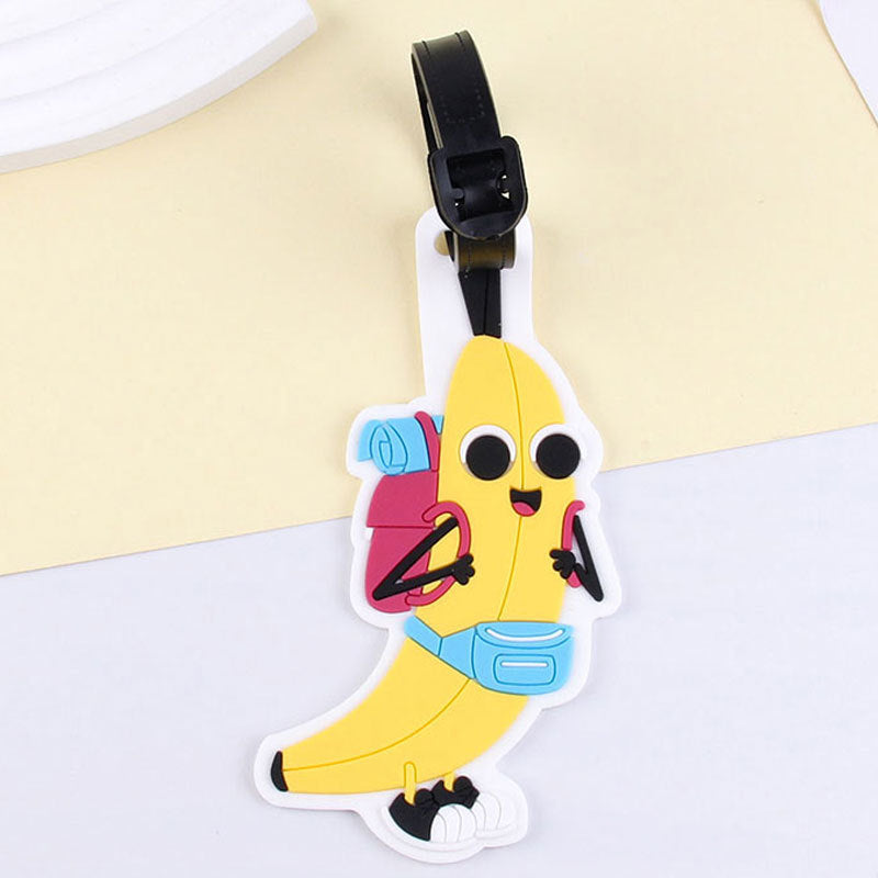 Fun Banana Character Luggage Tag LoungeYard — product view 1