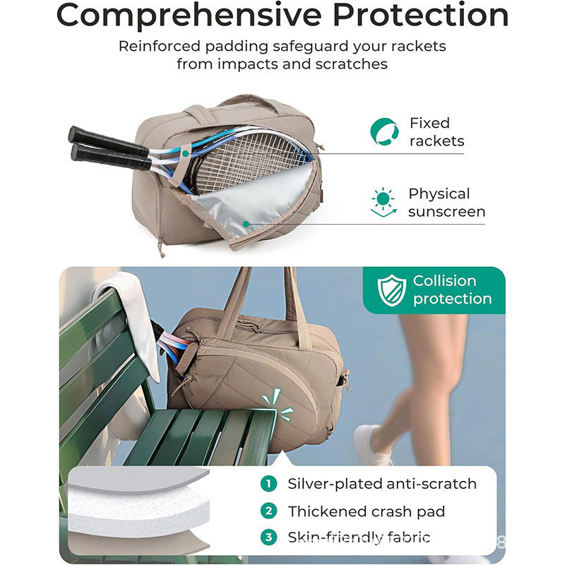 Multi-Functional Tennis Racket Carry Bag LoungeYard — product view 3