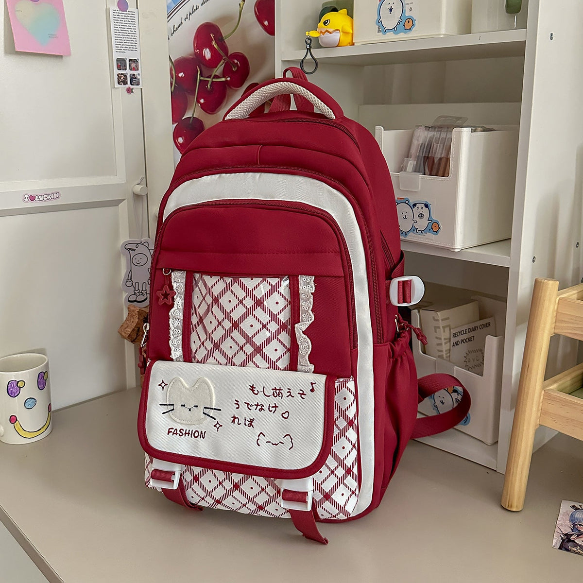 Playful Graphic Design Backpack LoungeYard — product view 7