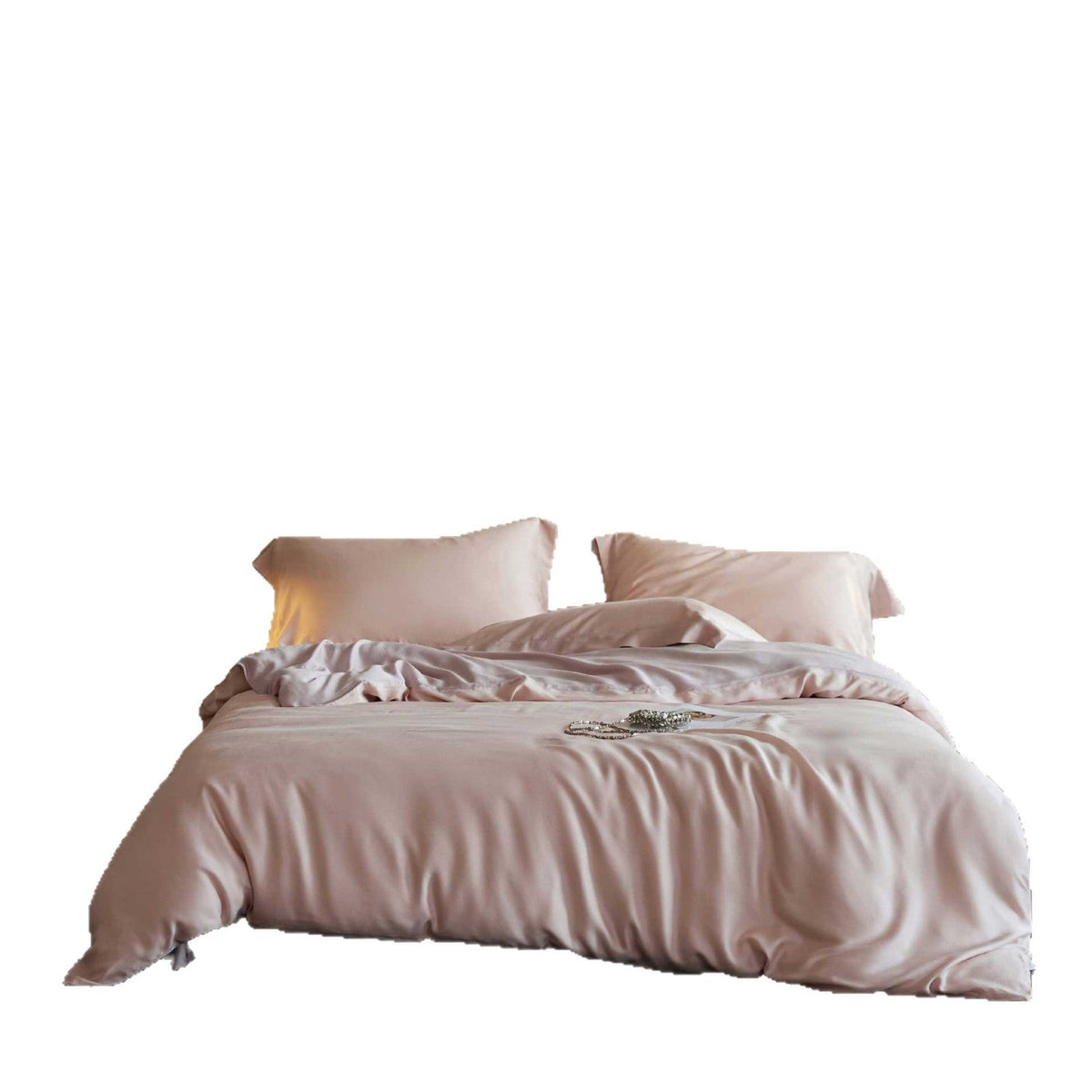 Silky-gloss premium bedding set made of cotton satin — product view 5