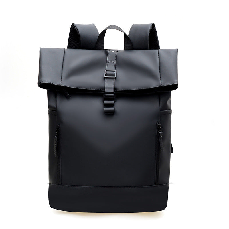 Stylish Roll-Top Backpack LoungeYard — product view 3