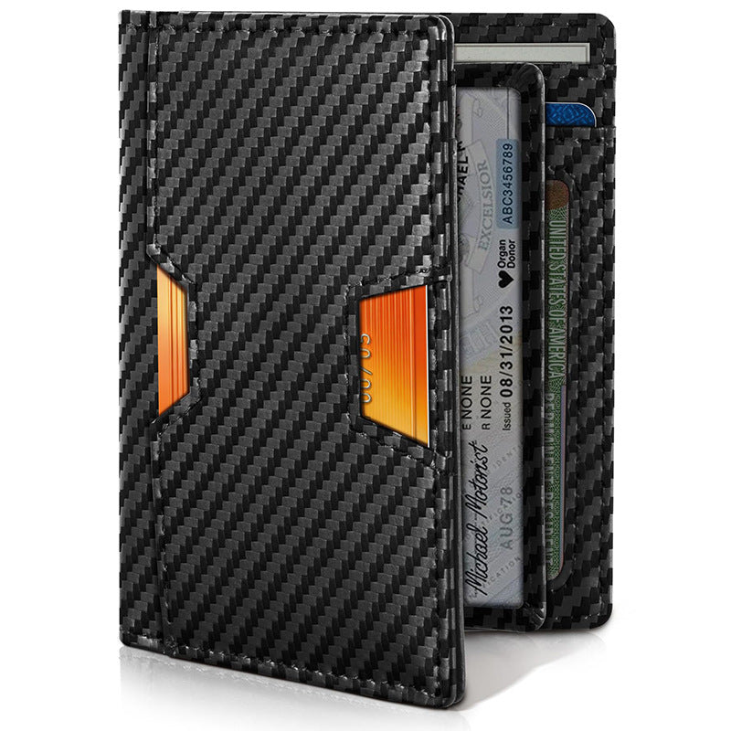 Slim RFID-Blocking Leather Cardholder LoungeYard — product view 5